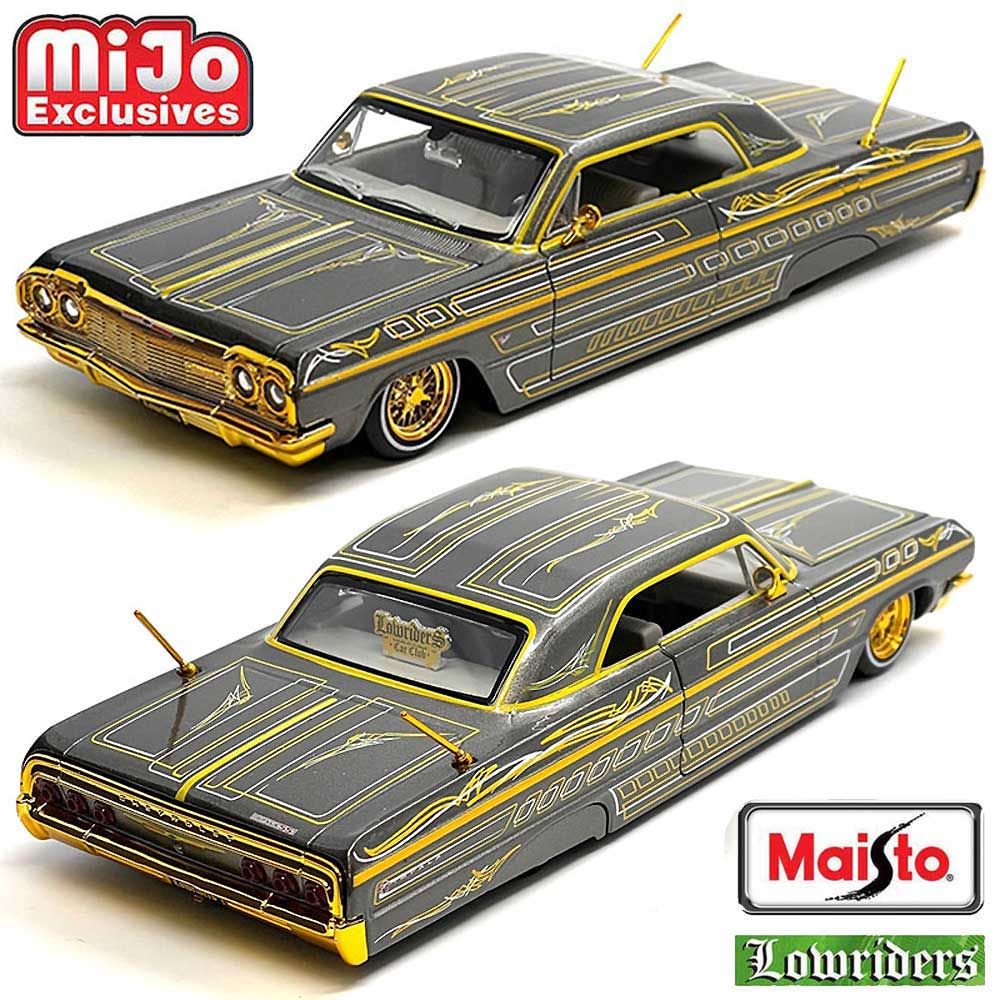 楽天市場】1/24 箱入り ミニカー 1961 CHEVROLET IMPALA レッド