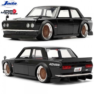 国産名車 1/24 ダットサン ブルーバード 510 カスタム 旧車 ミニカー Jada Toys/ジェイダトイズ JDM Tuners 1/24 ミニカー ダットサン